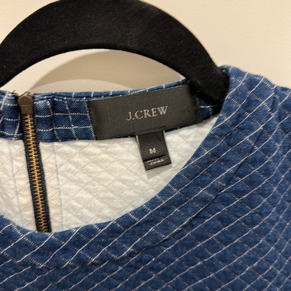 Blue JCrew Cropped Sweater - Picture 2 of 3